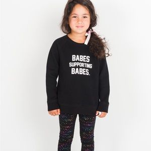 Kids Brunette the Label Crewneck